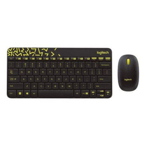 Combo bàn phím chuột không dây Logitech MK240 | 2.4GHz, Compact, màu đen