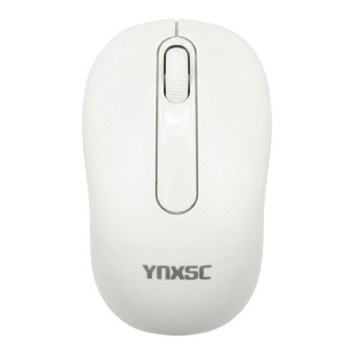 Chuột Gaming Ynxsc W108G White | Không dây 2.4G, 1600 DPI, Ergonomic, Trắng