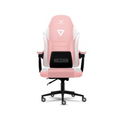 Ghế gaming CENTAUR MECHA | Hồng, 150kg, Chân xoay, Da PU