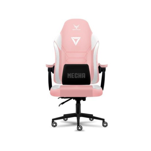 Ghế gaming CENTAUR MECHA | Hồng, 150kg, Chân xoay, Da PU