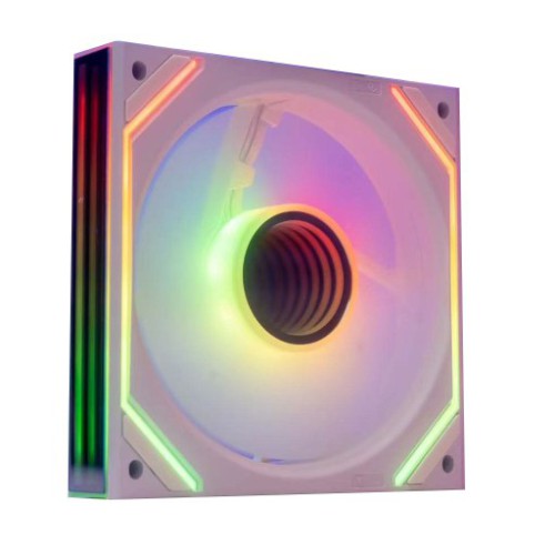 Quạt tản nhiệt PC Leopard S12025 | Kit 3 fan 120mm, ARGB, Gió thuận, Đen