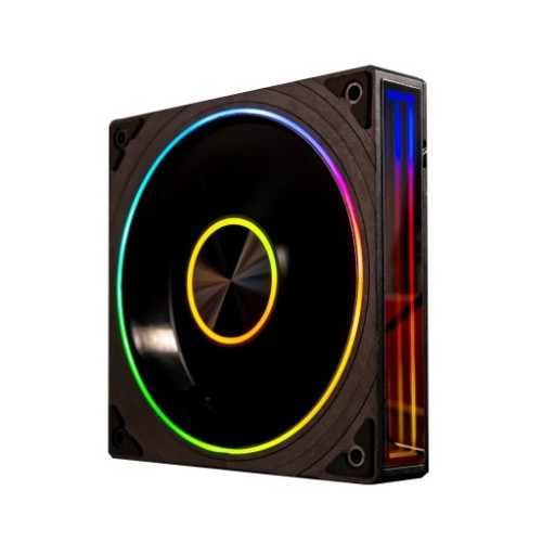 Quạt tản nhiệt PC Leopard TransWarp | Fan lẻ 120mm, ARGB, Gió thuận, Đen