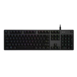 Bàn phím cơ gaming Logitech G512 Carbon | Có dây, Fullsize, Clicky Switch, RGB, Black