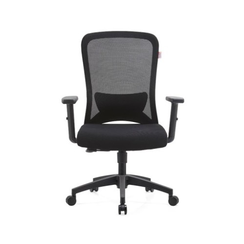 Ghế công thái học E DRA EEC221 | Đen, 120kg, Chân xoay, Lưng lưới