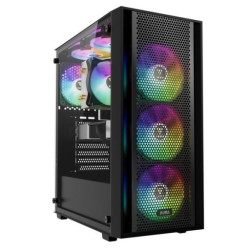 Thùng máy Gamdias Aura GC2 Elite ARGB F-ATX (Kèm Sẵn 4F ARGB) - Đen