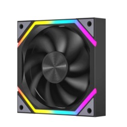 Quạt tản nhiệt PC Leopard Galaxy | Fan lẻ 120mm, ARGB, Gió ngược, Đen