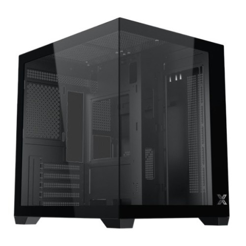 Thùng máy Xigmatek Aqua MS (EN90052) (Chưa kèm Fan) | M-ATX/ITX, Đen
