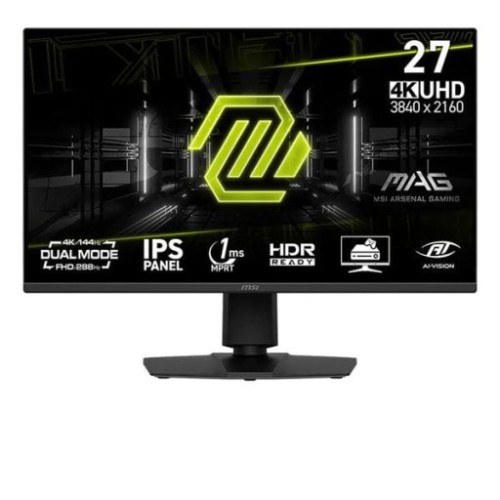 Màn hình Gaming MSI Dual 4K MAG 275UPD E14 | 27 inch, UHD 4K 144Hz / FHD 288Hz, IPS, 1ms MPRT, Adaptive-Sync
