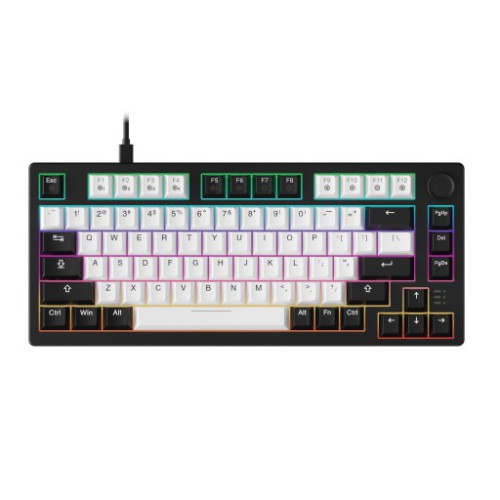 Bàn phím cơ gaming Dareu EK75 | Có dây, TKL, Linear Switch, RGB, White/Black