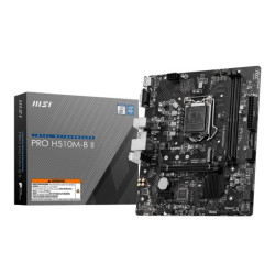 Mainboard MSI PRO H510M-B II DDR4 | Intel H470, LGA1200, M-ATX, 2 khe RAM Mainboard MSI PRO H510M-B II DDR4 | Intel H470, LGA1200, M-ATX, 2 khe RAM