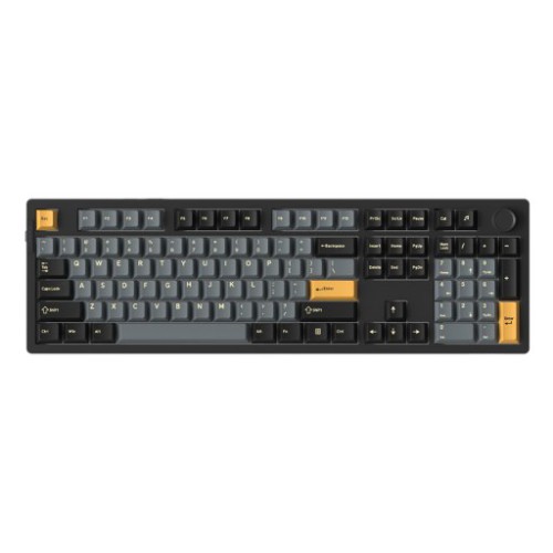 Bàn phím cơ gaming Dareu EK106 Pro | 3 Mode, Fullsize, Linear Switch, RGB, Black/Golden, Hot swap