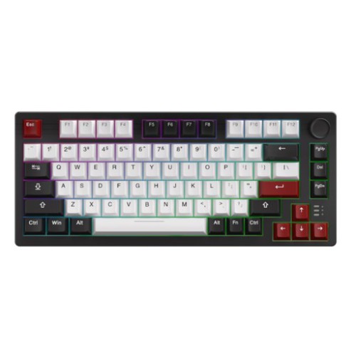 Bàn phím cơ gaming Dareu EK75 Pro | 3 Mode, TKL, Linear Switch, RGB, Black/Yellow, Hot swap