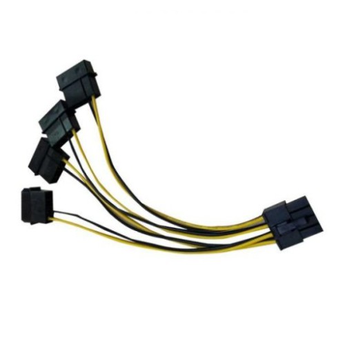 Cáp nguồn phụ(từ 8 Pin ra 4 nguồn phụ)
