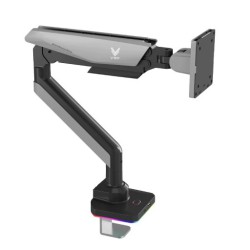 Giá treo màn hình VSP VG60-1 - Đen xám | 17 - 42 inch, chân đế RGB, nút chỉnh LED, cổng USB 3.0 & Type C