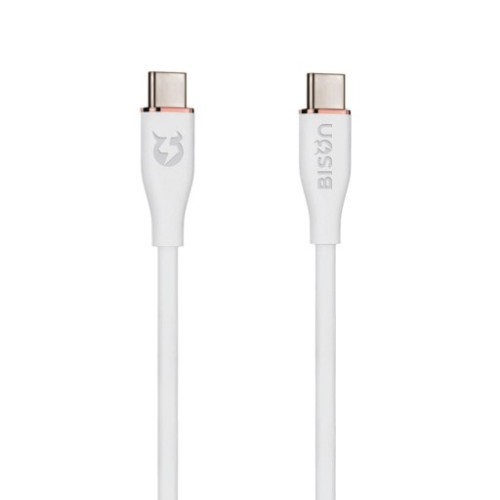 Cáp sạc nhanh Bison CB100 White | C to C, 60W, 1.2m