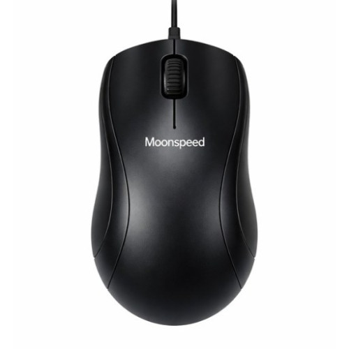 Chuột văn phòng Motospeed F333 Black | USB có dây, 1200 DPI