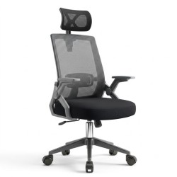 Ghế Văn Phòng Manson Ergonomic | Màu Đen, Công thái học, Tay Gập