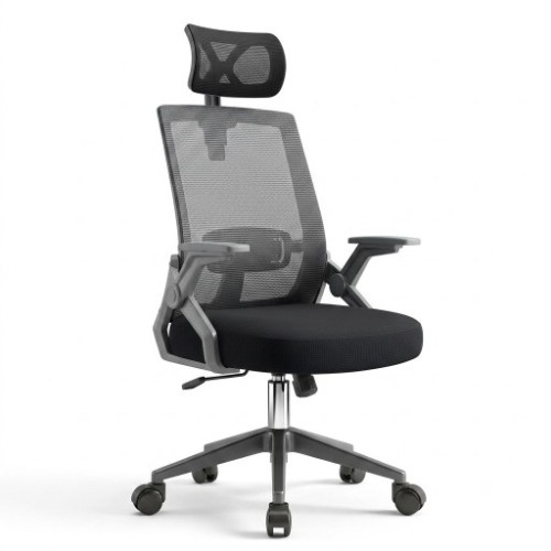 Ghế Văn Phòng Manson Ergonomic | Màu Đen, Công thái học, Tay Gập
