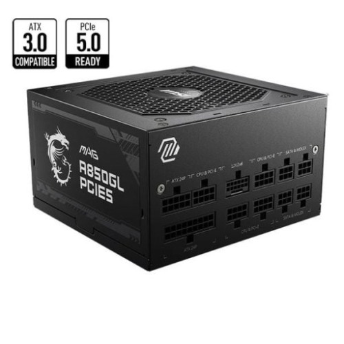 Nguồn máy tính Msi Mag A850GL Pcie5 80 Plus Gold | Full Module