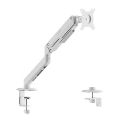 Giá treo màn hình Hyperwork T6 (HPW-T6.V2-WHT) | 17-32 inch, Tải trọng 2-9kg, Chân đơn, Trắng