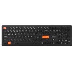 Bàn phím không dây DareU LK150D Black Orange | Full-size, Scissor, Bluetooth/2.4GHz