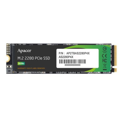 Ổ cứng SSD Apacer AS2280P4X 256GB | PCIe Gen3 x4 NVMe, M.2 2280 (AP256GAS2280P4X-1)