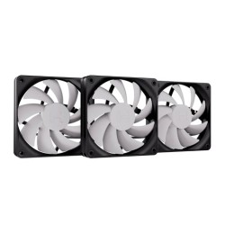 Quạt tản nhiệt PC Hyte Flow FA12 | Kit 3 fan 120mm, Trắng