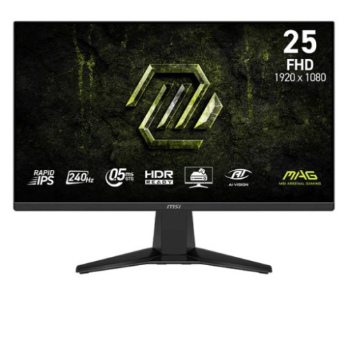 Màn hình Gaming MSI MAG 255F X24 | 25 inch, Full HD, Rapid IPS, 240Hz, HDR Ready