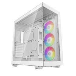 Thùng máy Case DarkFlash DB330M M-ATX | Mặt lưới, trắng