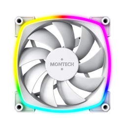 Quạt tản nhiệt PC Montech AX120 PWM | Fan lẻ 120mm, ARGB, Trắng Quạt tản nhiệt PC Montech AX120 PWM | Fan lẻ 120mm, ARGB, Trắng