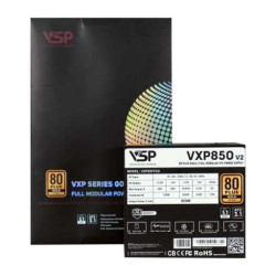 Nguồn máy tính VSP VXP 850W TGD V2 Gold - Đen | Full Range, Full Modular, ATX Nguồn máy tính VSP VXP 850W TGD V2 Gold - Đen | Full Range, Full Modular, ATX