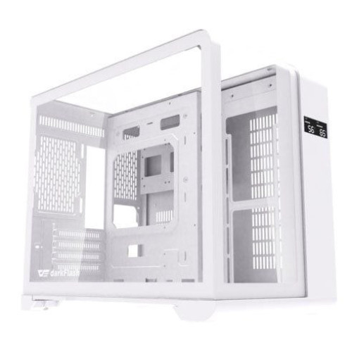 Thùng máy DarkFlash L280M (Chưa kèm Fan) | M-ATX/ITX, Kính cường lực, Trắng