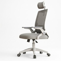 Ghế Văn Phòng Manson Ergonomic | Màu Xám, Công thái học, Tay Gập