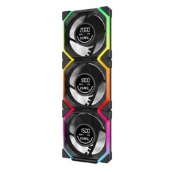 Quạt tản nhiệt PC Leopard TS ARGB White | Kit 3 fan 120mm, ARGB, Gió thuận