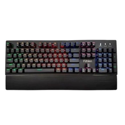 Bàn phím cơ quang Fuhlen Eraser | Full-size, Optical Switch, LED Rainbow, USB