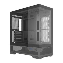 Thùng máy hồ cá SAMA V43E (Chưa kèm Fan) | F-ATX, Mặt kính, Đen