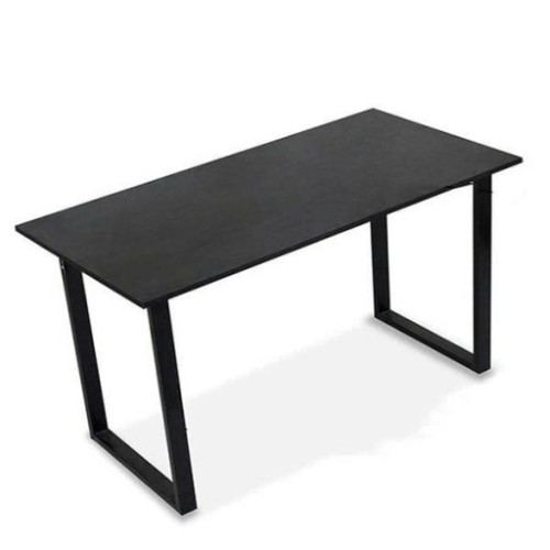 Bàn Gaming Chữ U 1m2 | Thép, Mặt bàn P1PB, Chân đen / Mặt đen