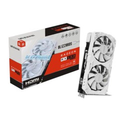 Card màn hình (AMD) Unika Radeon RX 580 BLIZZARDS 8GD5 V2 White | 8GB GDDR5, PCIe 3.0 x16, Dual Fan (SN RX580V2-26086847553525)