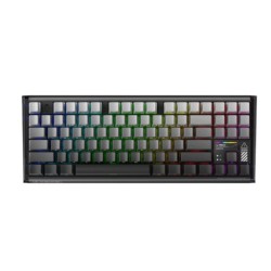 Bàn phím cơ gaming Machenike K600E B87W | 3 Mode, TKL, Linear Switch, RGB, PrintedGrey