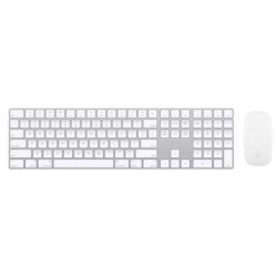 Combo phím chuột văn phòng Apple A1843 | Bluetooth, Fullsize, White