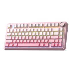 Bàn phím cơ AULA F75 Gradient Pink | 75%, 80 phím, Dream Sakura, RGB, 3 Mode