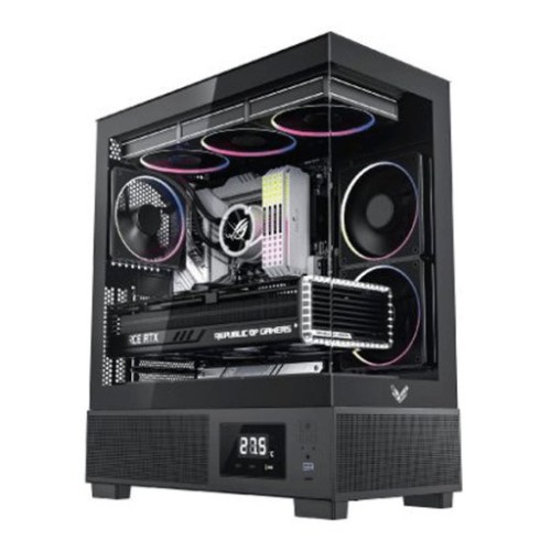 Thùng máy VSP X3 Pro Gamer Edition Monitor - Đen, không kèm fan