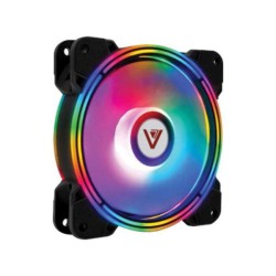 Quạt tản nhiệt PC VSP V306 | Fan lẻ 120mm, RGB, Đen Quạt tản nhiệt PC VSP V306 | Fan lẻ 120mm, RGB, Đen