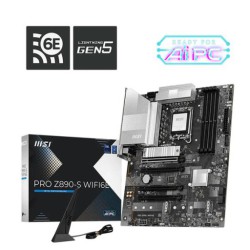 Mainboard MSI PRO Z890-S WIFI6E | Intel Z890, Socket LGA1851, ATX, 4 khe DDR5, Wi-Fi 6E Mainboard MSI PRO Z890-S WIFI6E | Intel Z890, Socket LGA1851, ATX, 4 khe DDR5, Wi-Fi 6E