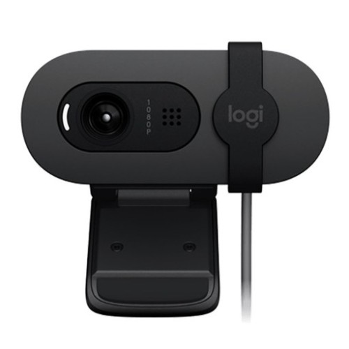 Webcam Logitech Brio 100 Đen Full HD (960-001587)