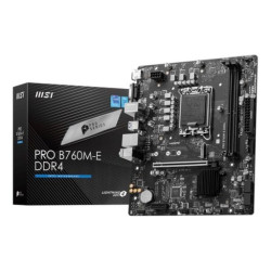 Mainboard MSI PRO B760M-E DDR4 | LGA 1700, mATX, 2 khe RAM Mainboard MSI PRO B760M-E DDR4 | LGA 1700, mATX, 2 khe RAM
