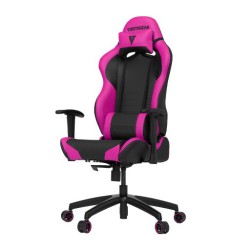 Ghế gaming VERTAGEAR SL2000 | Đen hồng, 100kg, Chân xoay, Da PU
