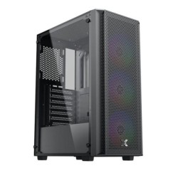 Thùng máy Xigmatek Bezon 3F (EN90649) F-ATX | Kèm sẵn 3 Fan, Đen