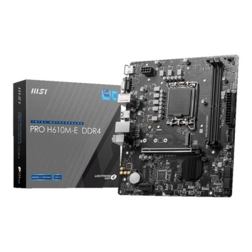 Mainboard MSI PRO H610M-E DDR4 | LGA 1700, mATX, 2 khe RAM