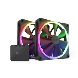 Quạt tản nhiệt PC NZXT F140 | Kit 2 fan 140mm, RGB, Trắng Quạt tản nhiệt PC NZXT F140 | Kit 2 fan 140mm, RGB, Trắng